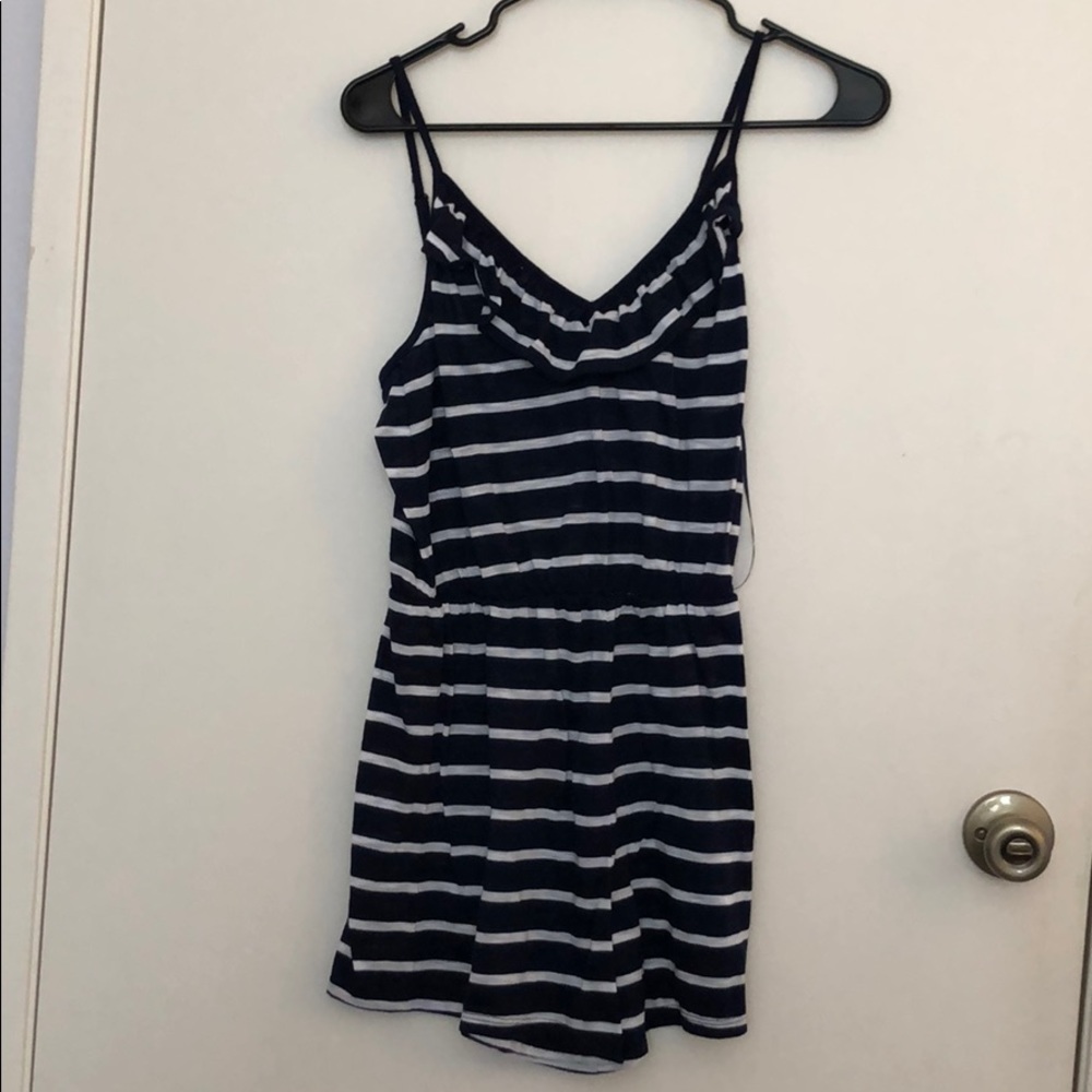 Striped romper